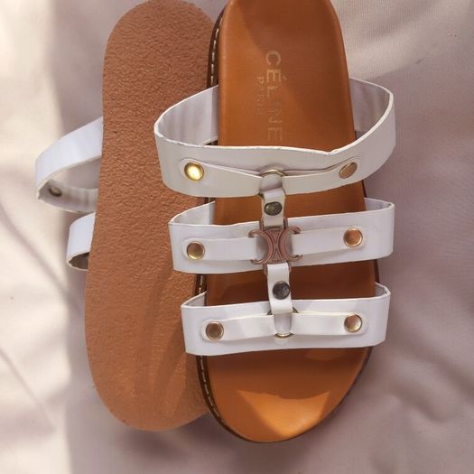 Celine paris white sandles