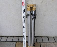 Engineers tripod and staff
