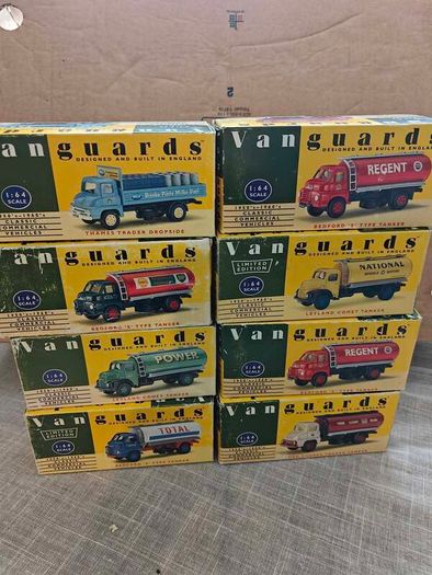 Job Lot of 8 Vanguard, mainly Tankers - Scale 1/64