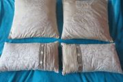 Mamas and Papas Famiglia silk cushions x4