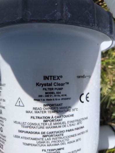 Intex pool pump 604