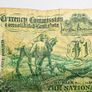 Ireland 1937 Ploughman One Pound The National Bank Punt banknote Image 6