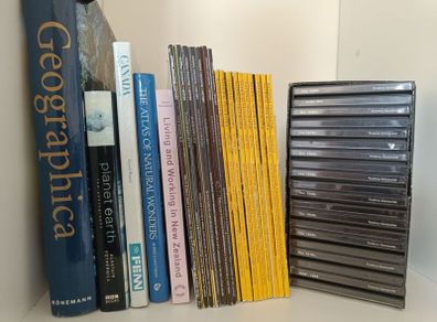 National Geographic Archive, History Magazines & Geography Book Collection