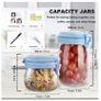 Brand New ZHOOGE set of 2 preserving Glass jars, 1000ML Image 3