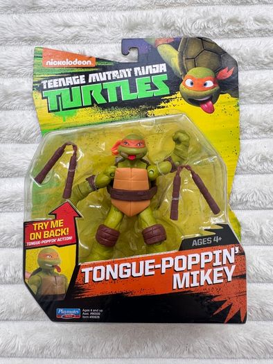 Teenage Mutant Ninja Turtles Tongue Poppin Mikey Action Figure Please see photos