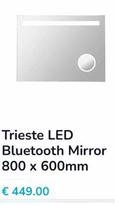 bathroom mirror with Bluetooth