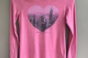 Age 10 to 11 pink girls longsleeved top