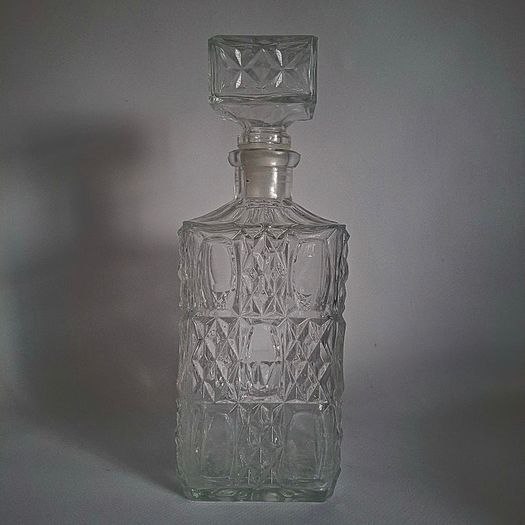 1960s Oberglas Austria Glass Decanter