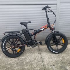 Rks rs3 36v 250w 10ah 300kms fat folding road legal bike