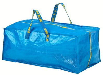 Brand New IKEA FRAKTA Zip Bags Backpack Storage Bags (76L) Pair Set of 2