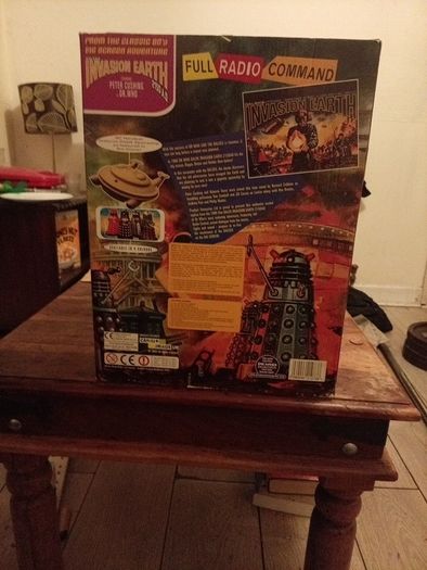 LIMITED EDITION SILVER CHROME MOVIE DALEK. From the classic 60s Daleks Invasion Earth , Full radio command .