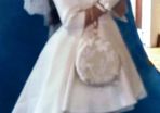 petit communion dress and jacket ivory