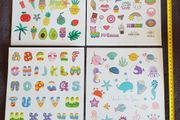 New A4 Stickers Set