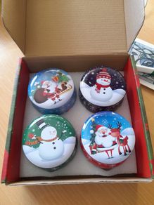 PRICE LOWERED BNIB 4 scented seasonal candles
