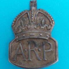 A.R.P. Ladies Badge Hallmarked for 1938