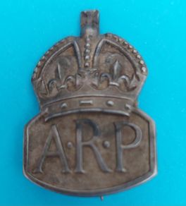 A.R.P. Ladies Badge Hallmarked for 1938