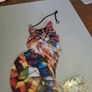Cat ornament suncatcher Image 5