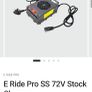 72V Eride stock charger Image 2
