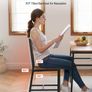 Dining Chairs Set of 4 with Metal Frame and Backrest, Easy to Assemble Leather Side Chair Image 2