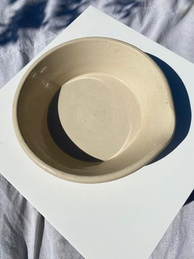 Victorian ceramic milk pan