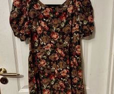 Next with Love Vintage Floral Lace-Up Back Dress | Size 14 | Cottagecore