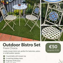 Outdoor bistro table Set