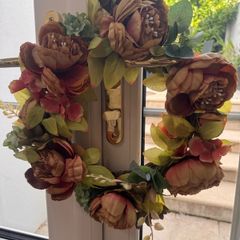 Artificial Peony Wreath