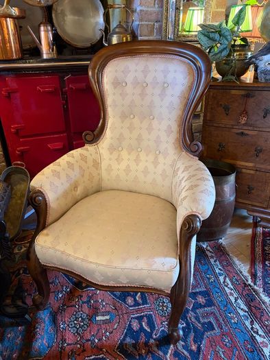 Victorian mahogany chair