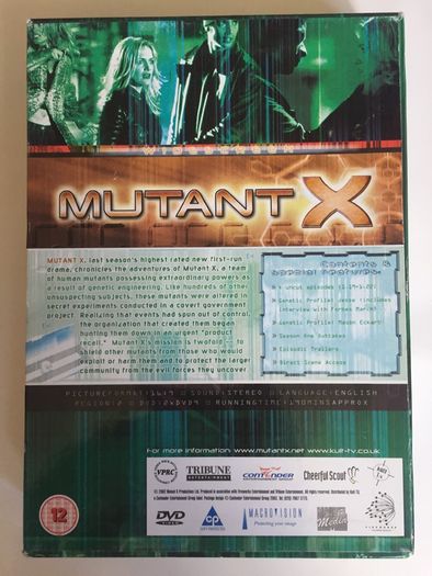 Mutant X - Season 1 (2001-2002) [DVD TV Boxset]