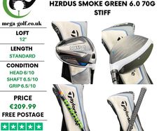 Taylormade Sim Max D Driver / 12 Degree / Hzrdus Smoke Green 6.0 70G Stiff