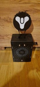 Destiny game holder with headset holder