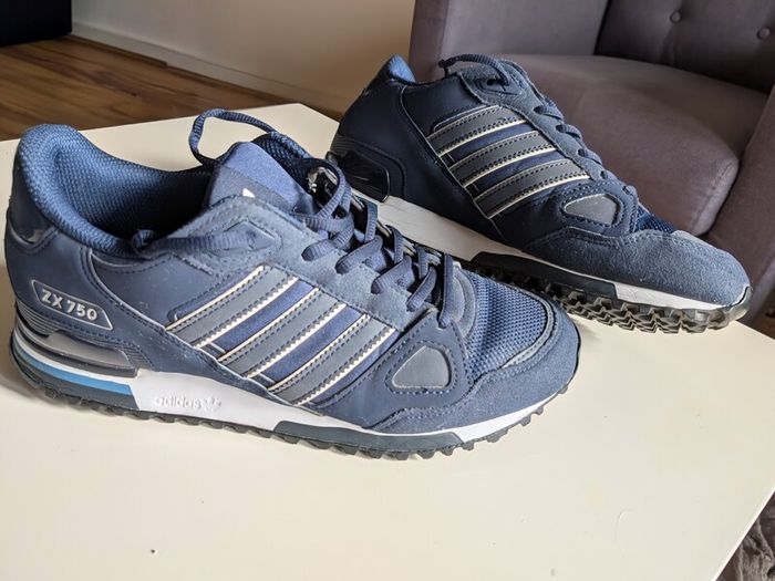 Adidas ZX 750 - Navy/Blue - UK 7 - Excellent Condition