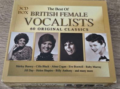 The Best of British Female Vocalists. 60 Original Classics. 3 CD Boxset