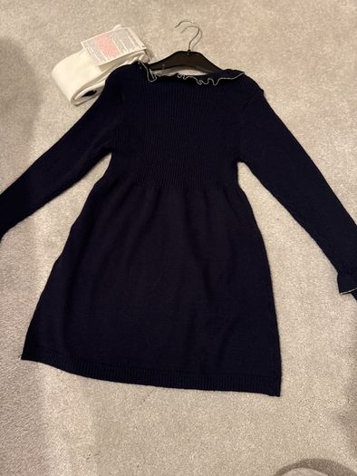 New baby dress navy size 2-3 years old