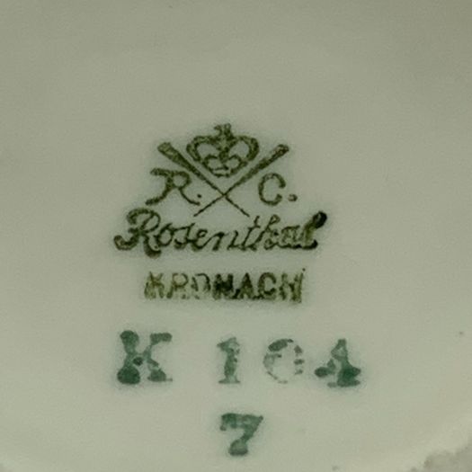 Antique Rosenthal Porcelain Pendant