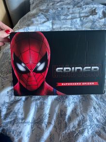 Spiderman Mask - light up with moving eyes