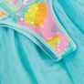 Billieblush blue girls sequin sleeveless tulle dress Age 4 BNWT Image 4