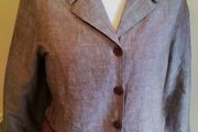 Sasha Ladies Blazer Linen Mix UK 16 Excellent Condition. Measurements in Description.
