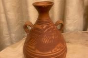 Vintage Art Pottery Hand Painted Vase.