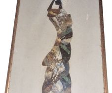 Vintage African Butterfly Wing Art Alpheus Bonga
