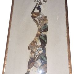 Vintage African Butterfly Wing Art Alpheus Bonga