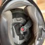 Dainese motorcycle black matte helmet with integrated Bluetooth Image 8