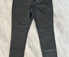 Peacocks Faux leather black slim fit trousers UK10