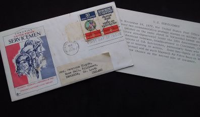 USA Stamps : Honoring United States Servicemen - First Day Cover - 1970