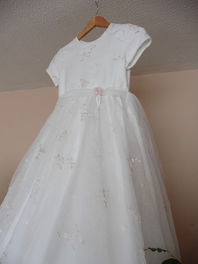 communion dress and accessories