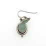 Vintage 925 Sterling Silver & Amazonite Earrings Image 7