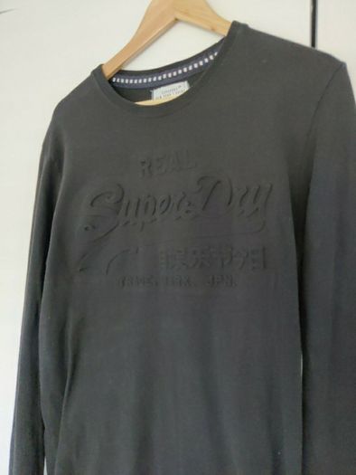 Superdry Men's Long Sleeve Black Shirt Size L