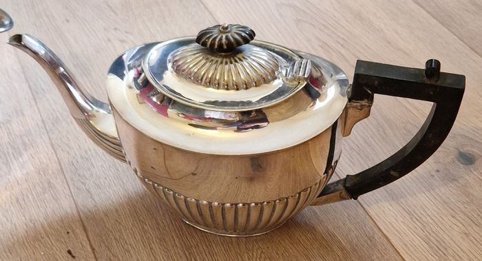 Vintage EPBM Silver Plated 3-Piece Tea & Coffee Service Set