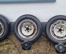 4 steel van wheels and good tyres off vivaro