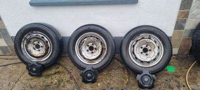 4 steel van wheels and good tyres off vivaro